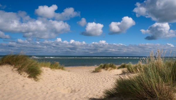 beautiful beaches in the UK beach in Norfolk