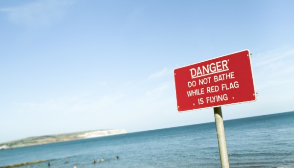 Beware danger at uk beaches